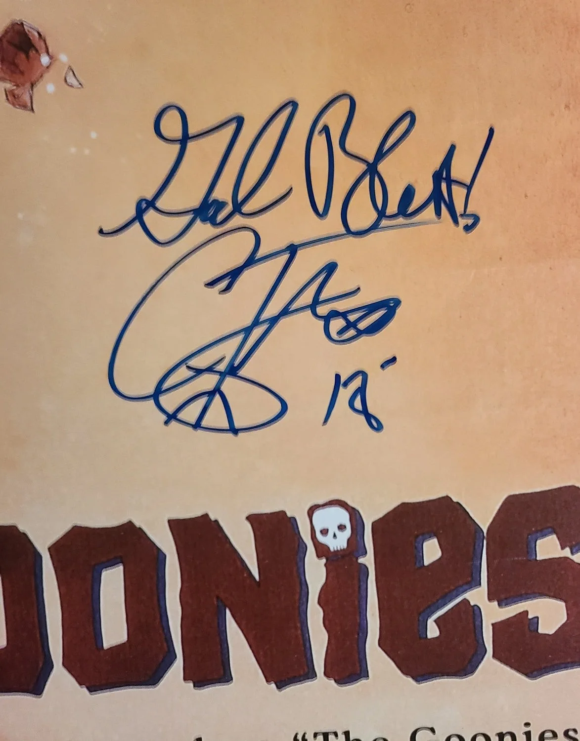 Corey Feldman The Goonies Signed Framed 24x36 Poster ACOA Exact Proof, image 2