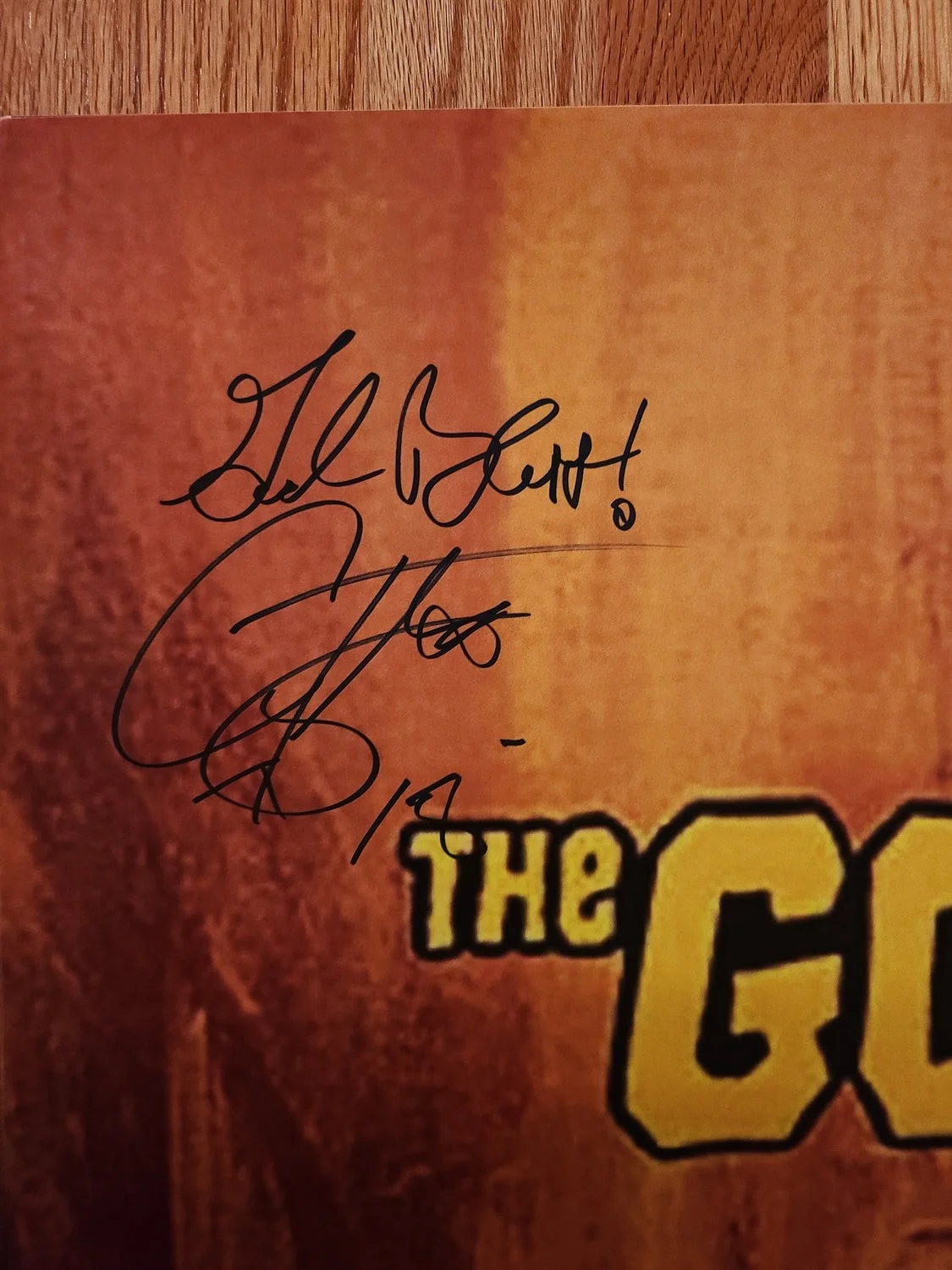 Corey Feldman The Goonies Signed 24x36 Poster ACOA Exact Proof ACOA, image 2