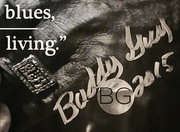 Buddy Guy Signed Keep Living Litho Poster, image 2