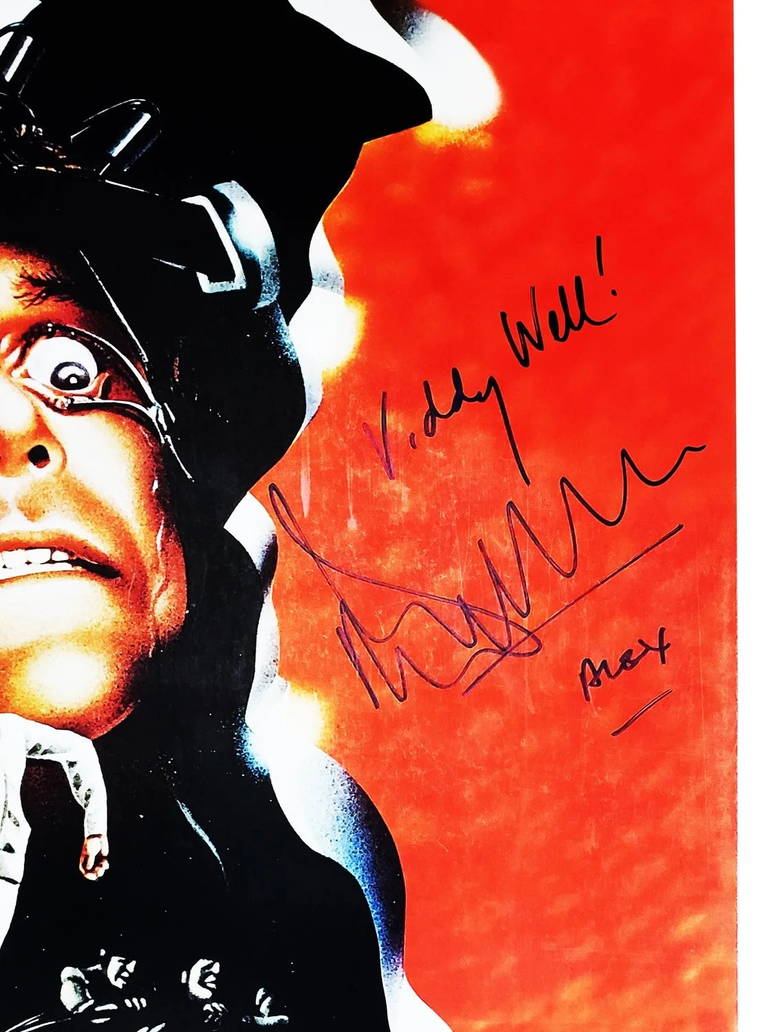 Clockwork Orange Malcolm McDowell Autographed 24x36 Poster ACOA Witness ITP, image 2