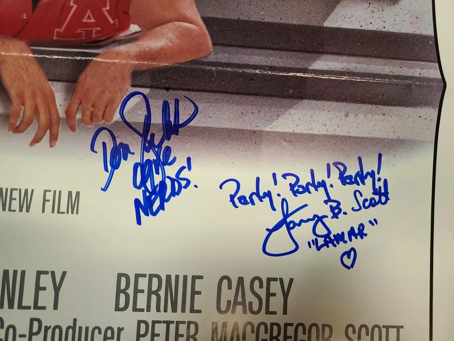 Revenge Of The Nerds Cast Autographed Original Full Sized Movie Poster Exact Pro, image 4