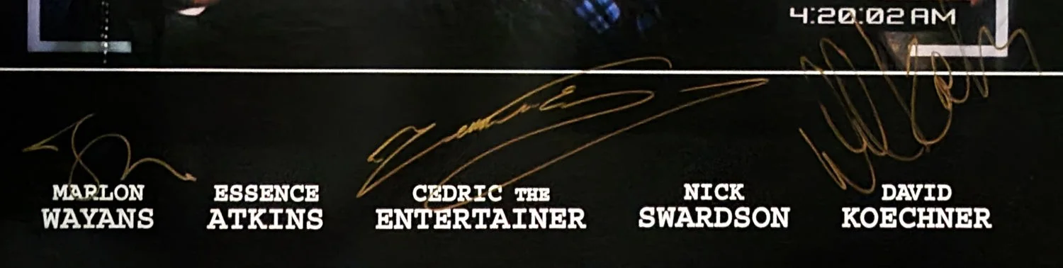 A Haunted House Cast Autographed Poster Cedric The Entertainer Marlon Wayans +, image 2