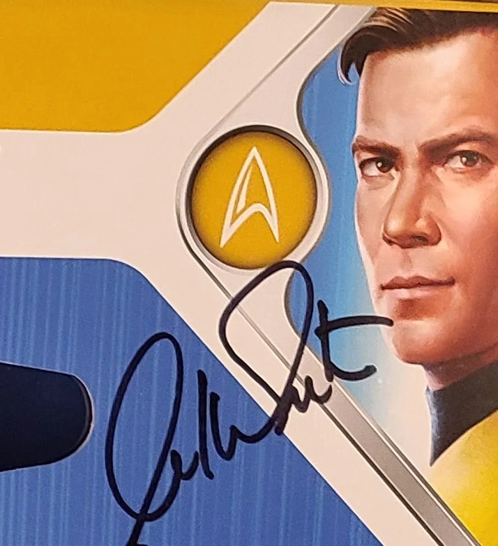 William Shatner Signed Star Trek Starship Legends U.S.S Enterprise NCC-1701 JSA, изображение 2