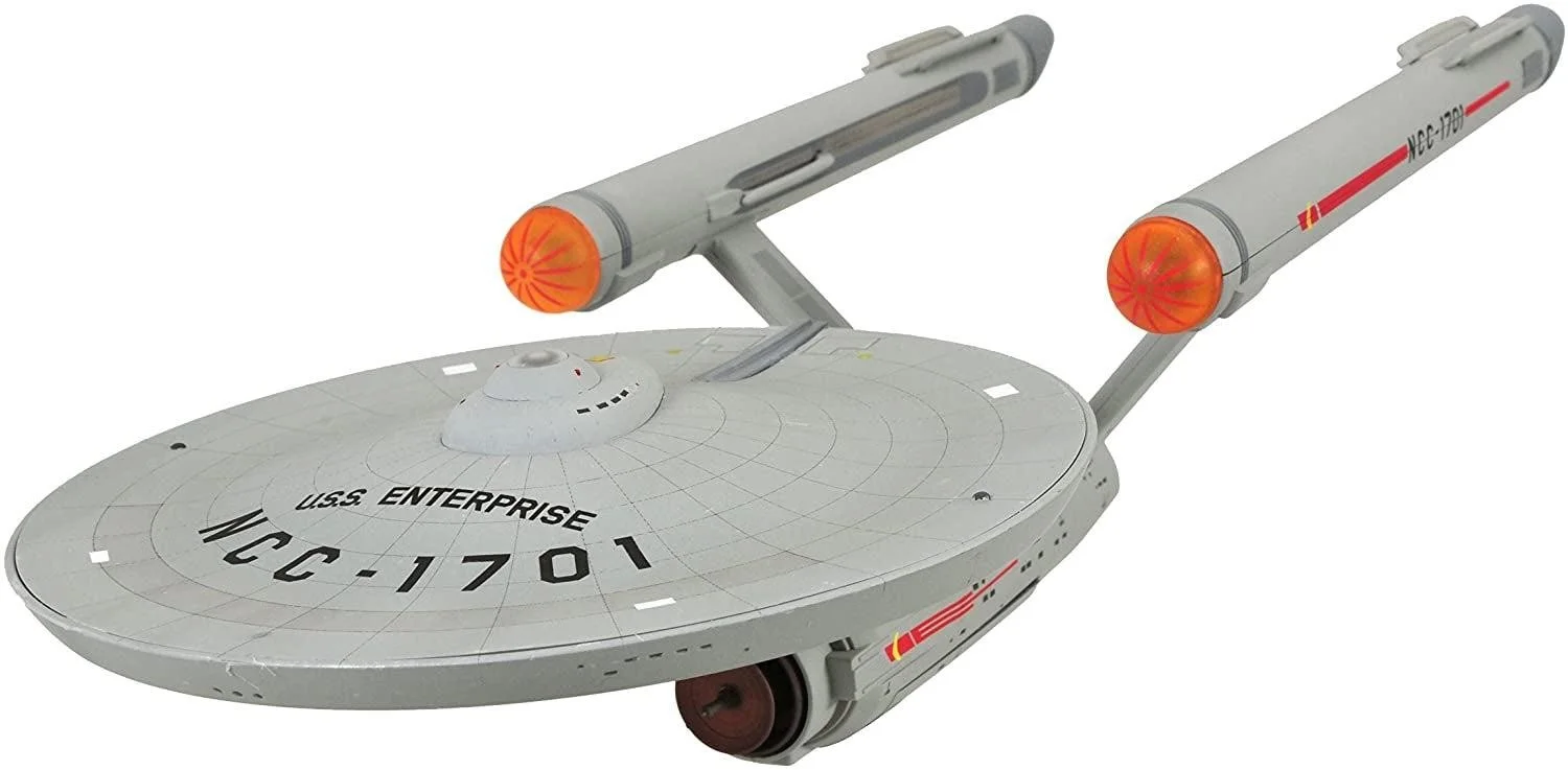 William Shatner Signed Star Trek Starship Legends U.S.S Enterprise NCC-1701 JSA, изображение 3