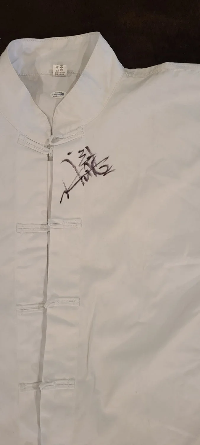 Jackie Chan Signed Autographed Karate Uniform Jacket ACOA, image 2