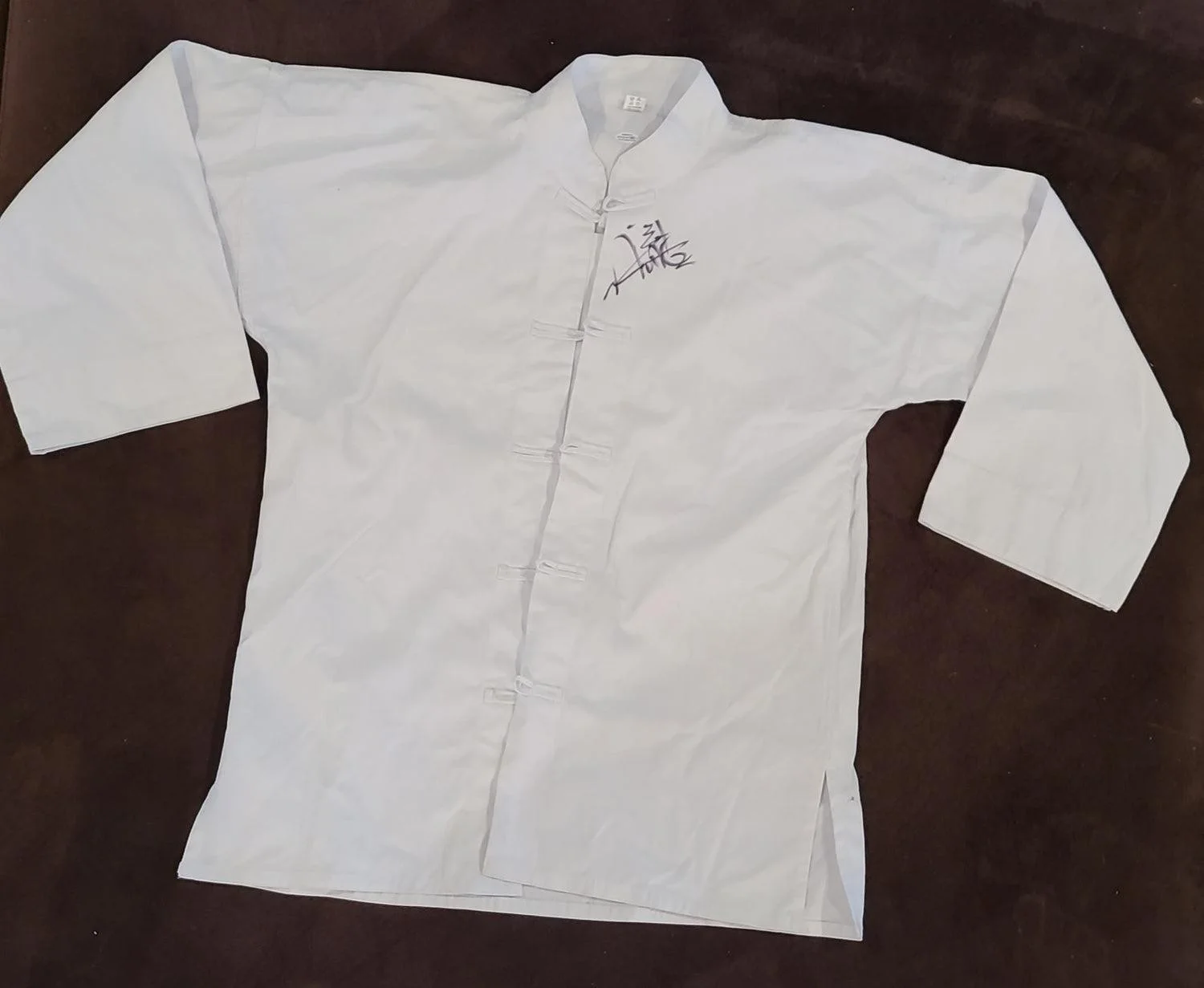 Jackie Chan Signed Autographed Karate Uniform Jacket ACOA, image 3