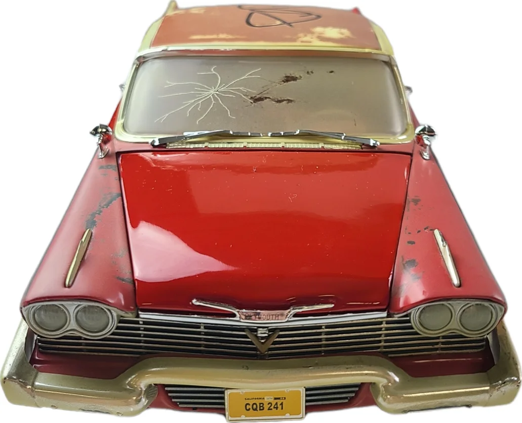 John Carpenter Signed Christine 1958 Plymouth Fury 1:18 Die-Cast Car ACOA, изображение 4