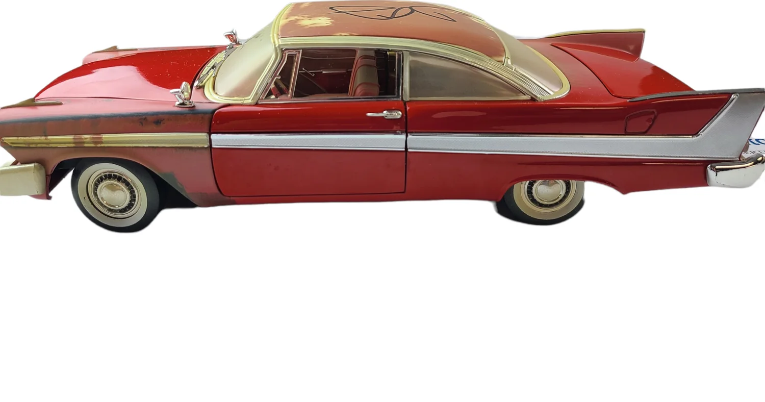 John Carpenter Signed Christine 1958 Plymouth Fury 1:18 Die-Cast Car ACOA, изображение 5