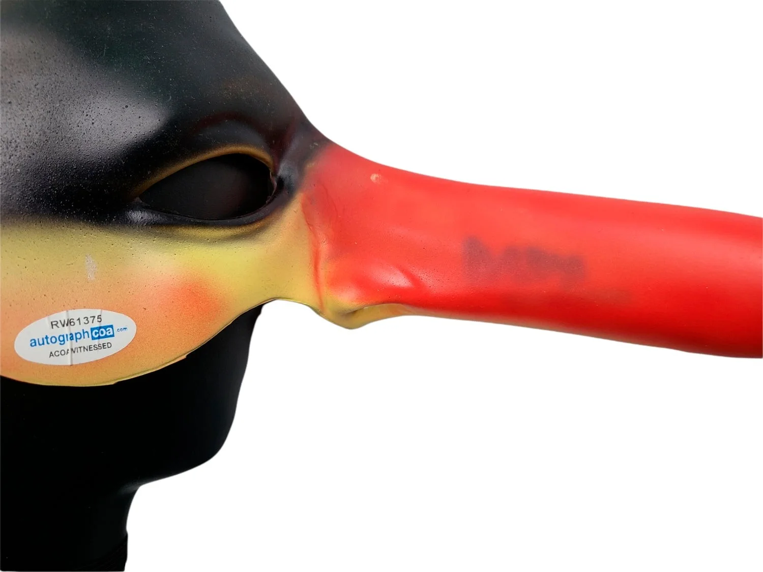 Malcolm McDowell Signed A Clockwork Orange Alex Droog Mask ACOA, image 2