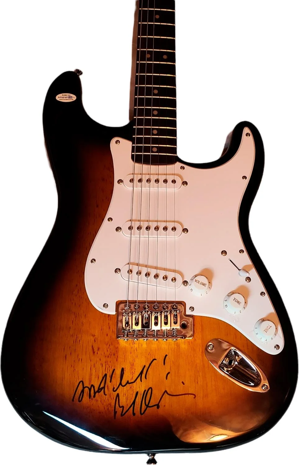 Robert De Niro Signed Autographed Guitar ACOA, image 2