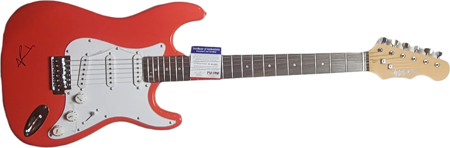 David Archuletta Signed Autographed Guitar UACC AFTAL RACC TS PSA, изображение 3