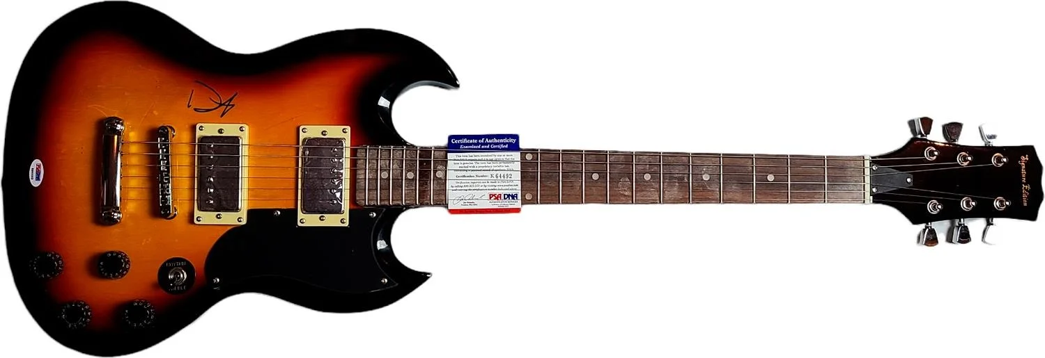 David Archuletta Signed Autographed Guitar UACC AFTAL RACC TS PSA, image 2