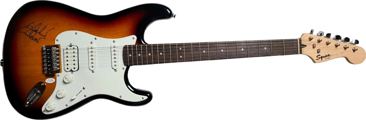 Gretchen Wilson Signed Autographed Sunburst Fender Electric Guitar ACOA, изображение 2