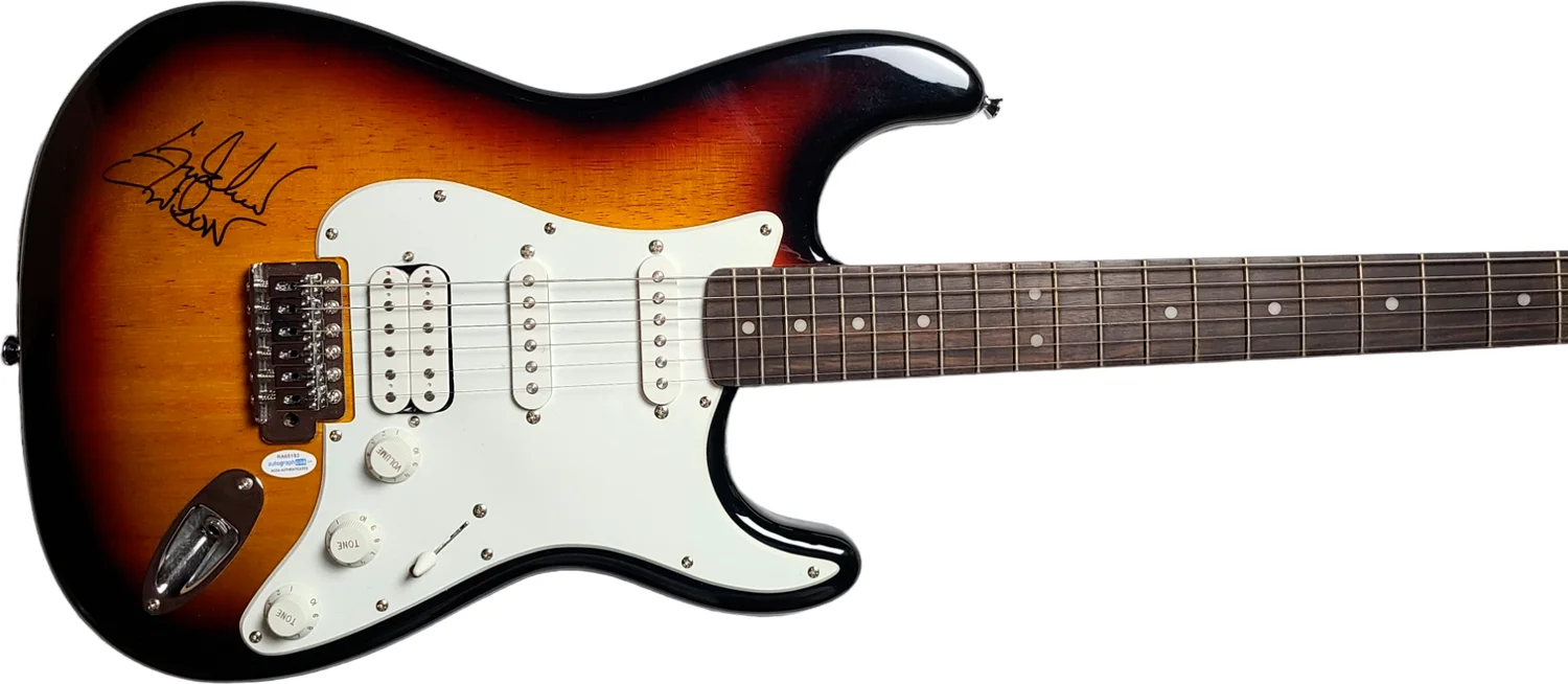 Gretchen Wilson Signed Autographed Sunburst Fender Electric Guitar ACOA, изображение 3