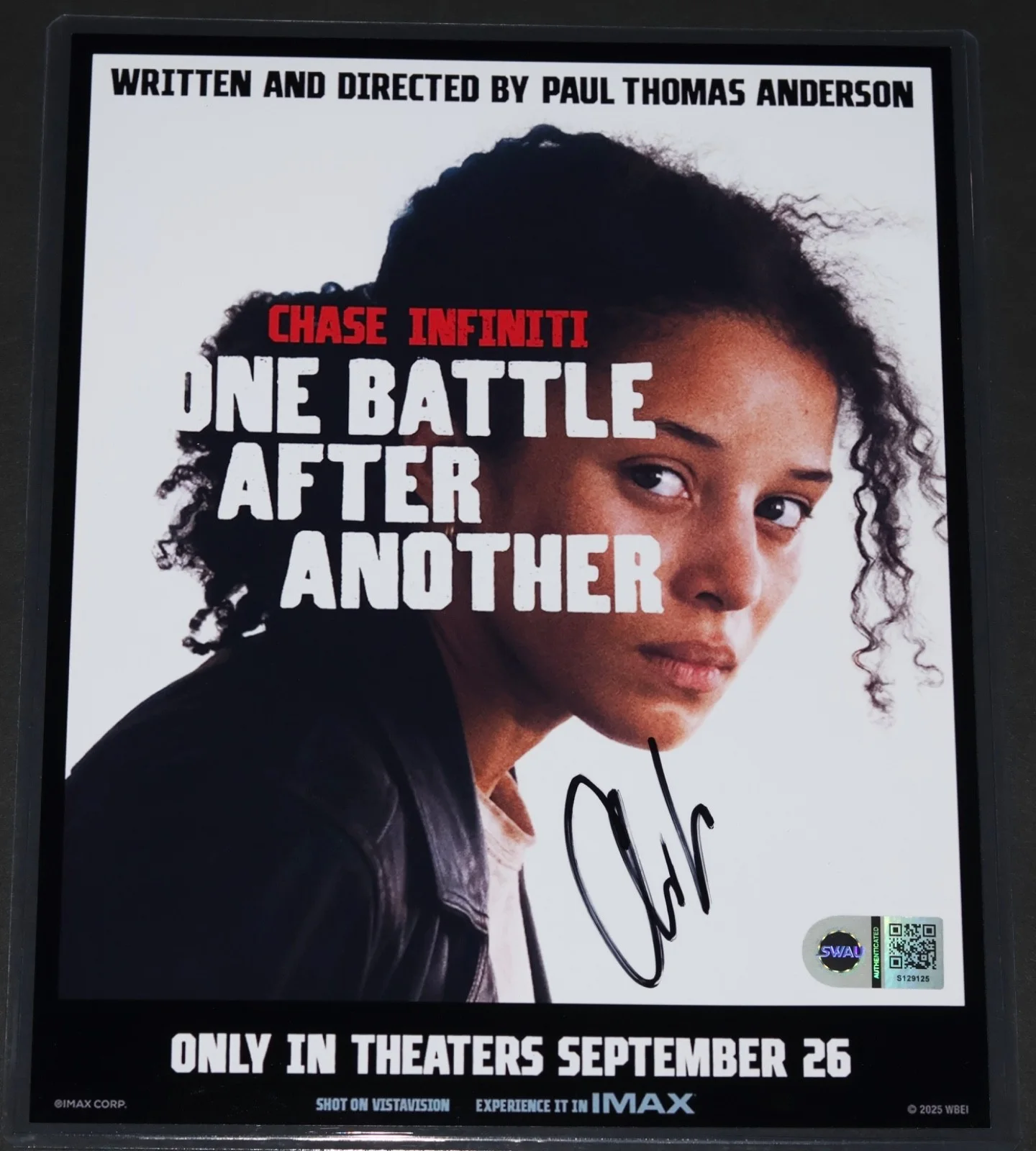 Chase Infiniti — CHASE INFINITI Signed ONE BATTLE AFTER ANOTHER 8x10in PHOTO autograph + SWAU COA