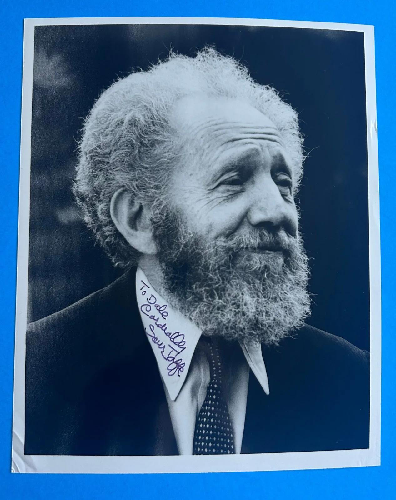 Sam Jaffe — Sam Jaffe (Ben-Hur, Asphalt Jungle Gunga Din) Hand Autographed Signed Photo