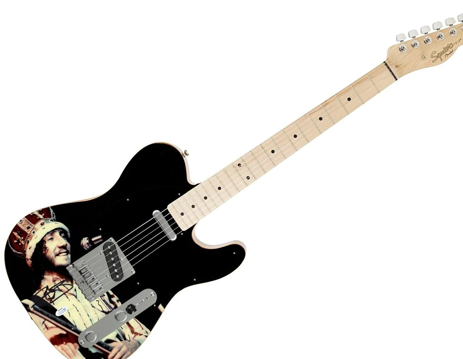 The Who Pete Townshend Signed Fender Autographed Custom Graphics Photo Guitar, image 3