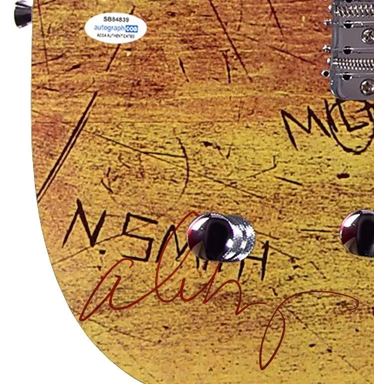 Alice Cooper Signed Schools Out Album CD Photo Graphics Guitar ACOA, изображение 4
