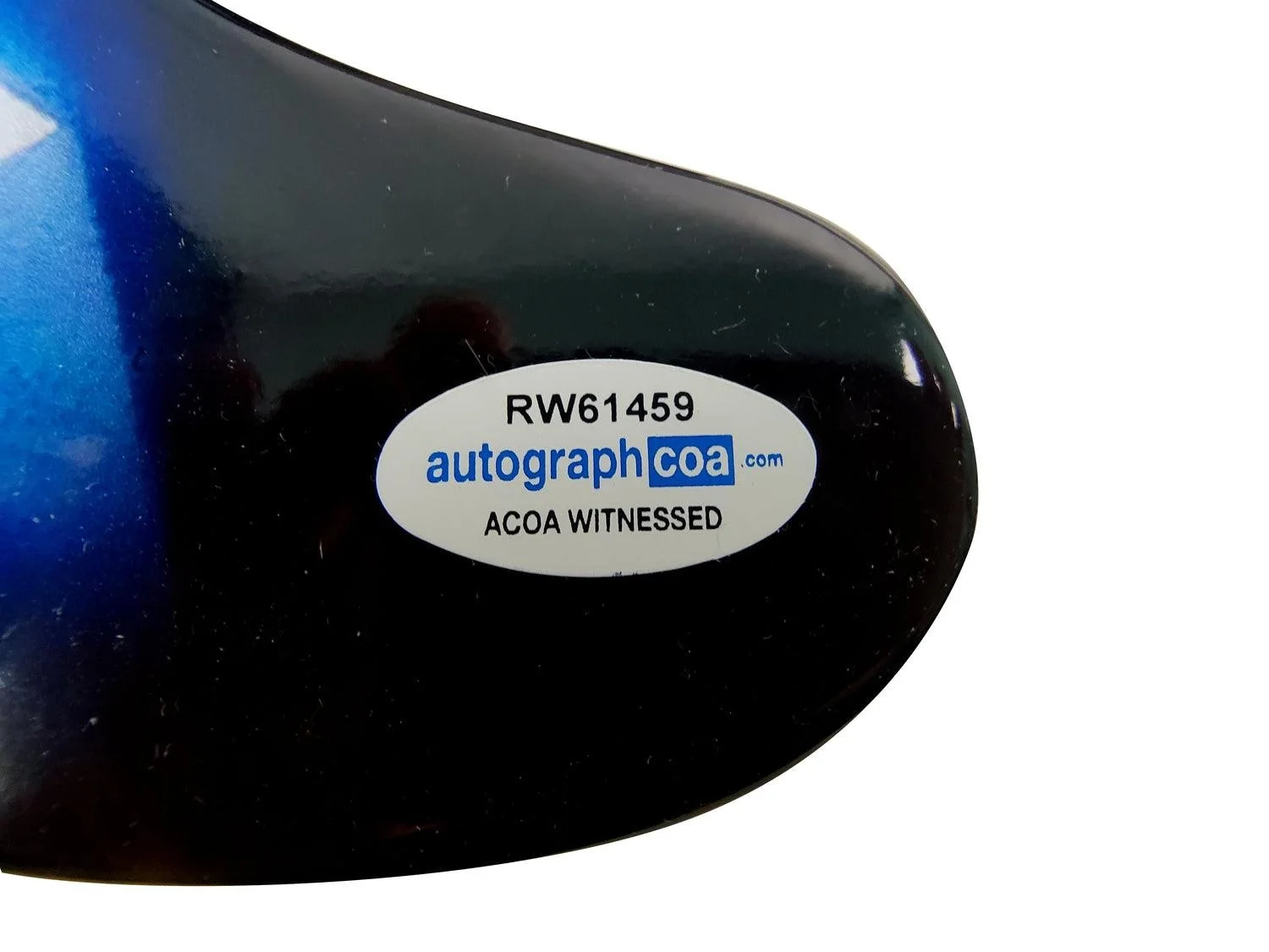 Clockwork Orange Malcolm McDowell Autographed Graphics Photo Guitar ACOA Witness, изображение 4