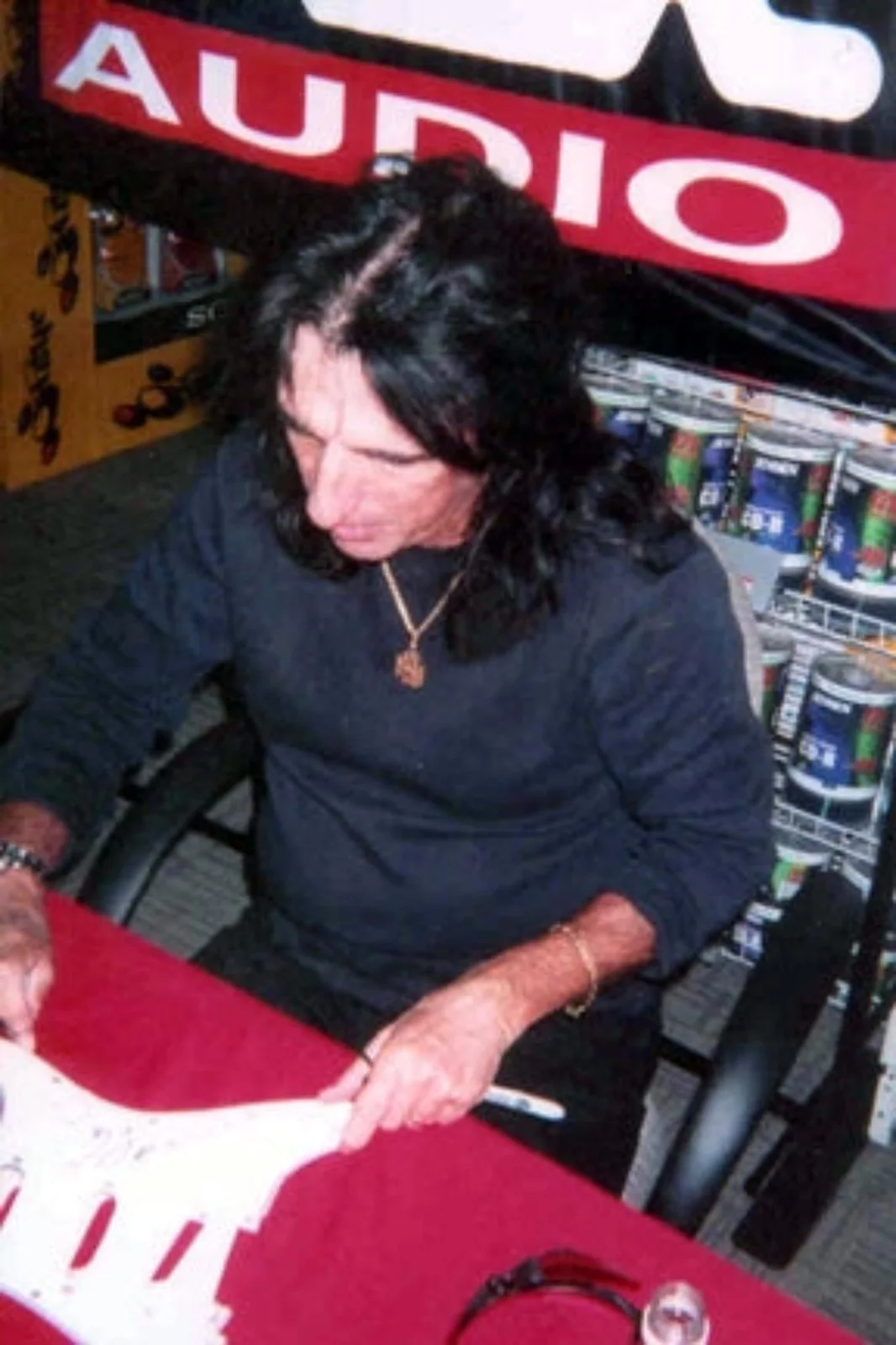 Alice Cooper Signed Autographed 1/1 Custom Photo Graphics Guitar ACOA, image 5