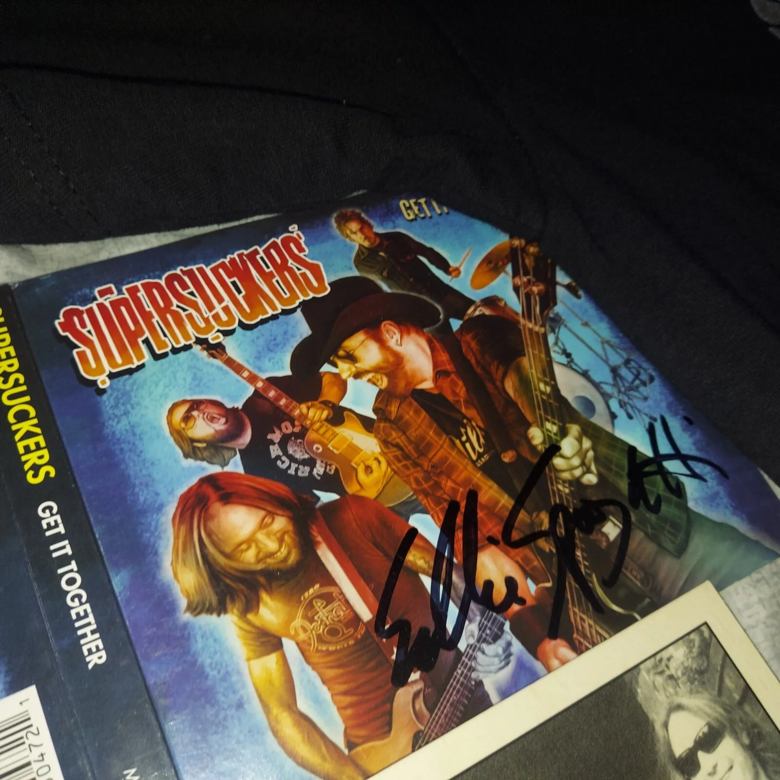Supersuckers AUTOGRAPED lot hand signed by Eddie Spaghetti Cds Sticker Box L@@K, изображение 2