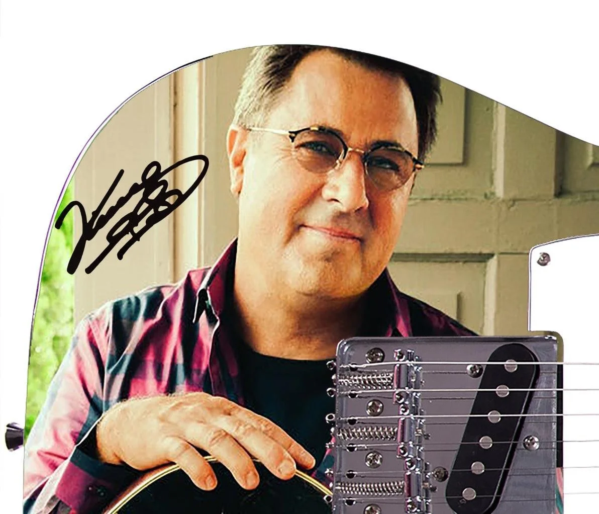 Vince Gill Signed Autographed Graphics Photo Guitar ACOA, image 4