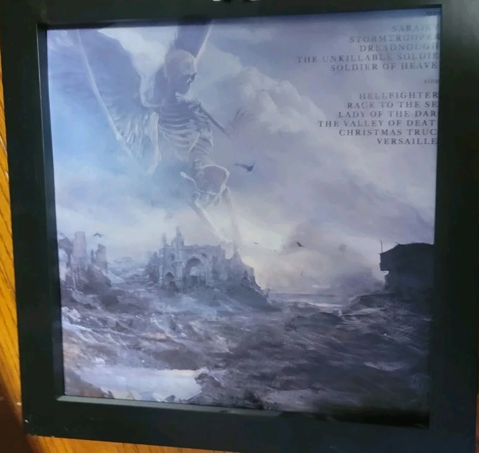 Sabaton Signed Vinyl Record Framed Cover Original Music Collectible, изображение 3