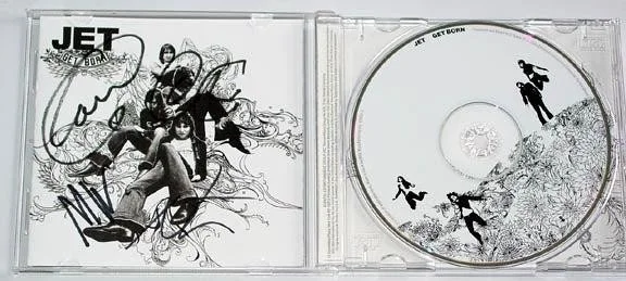 Jet Signed Autographed CD Cover & Proof, image 5