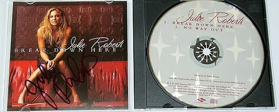 Julie Roberts Signed Autographed CD, image 2