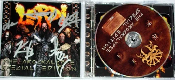 Arockalypse Signed Autographed CD Cover, изображение 2