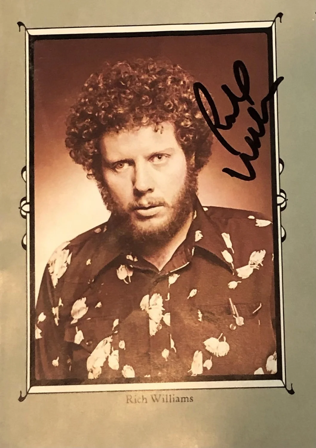 Kansas Richard Wiliams Signed Vinyl Album Lp Insert, image 2