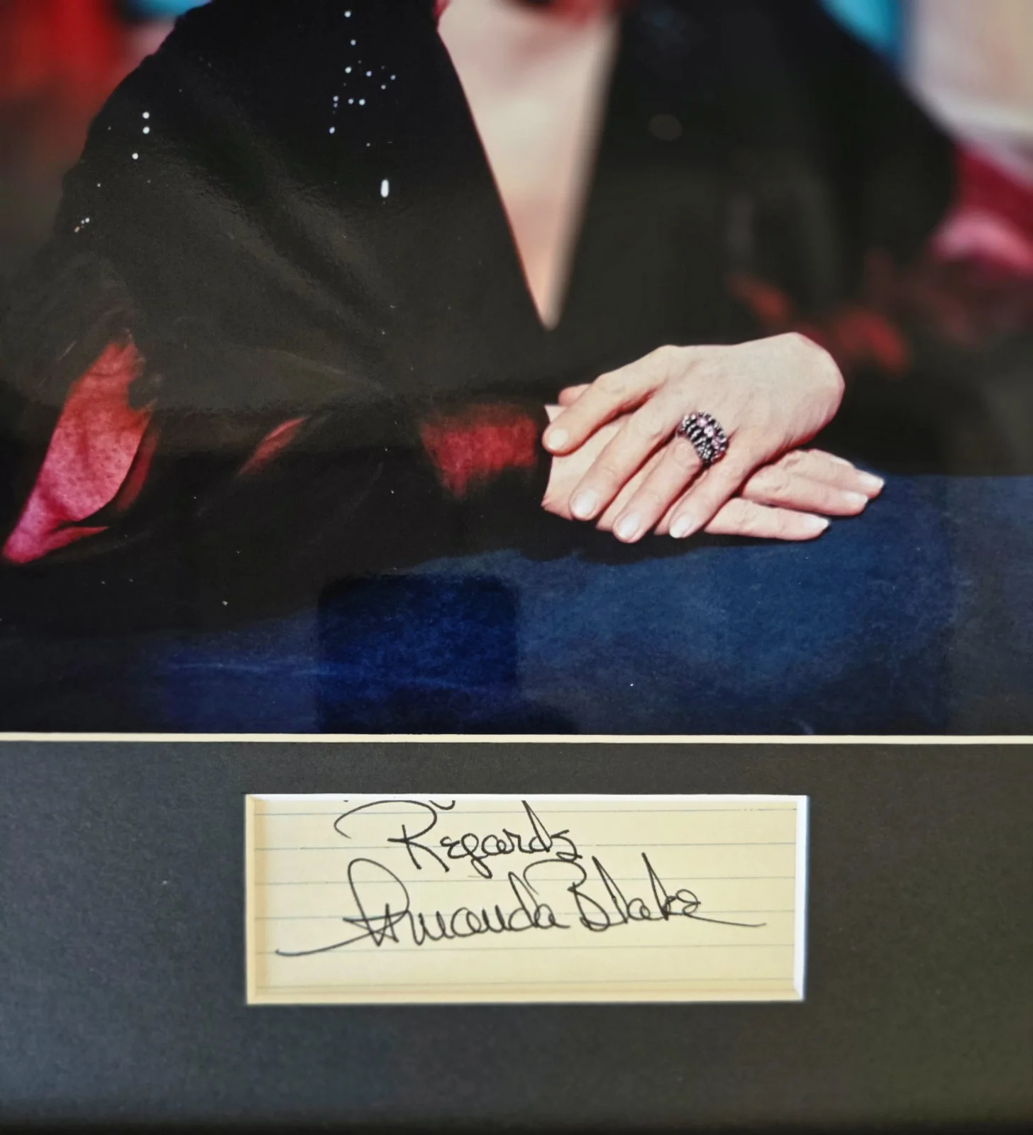 Amanda Blake Signed Photo Framed 11x14 Display Gunsmoke Kitty, image 2