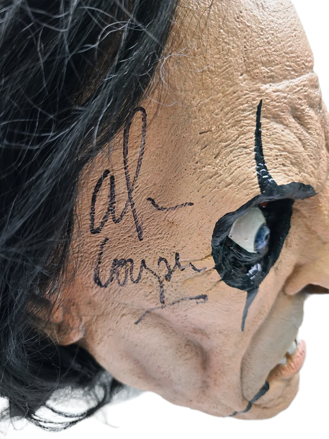 Alice Cooper Signed Mask & Custom Display Stand Exact Photo Proof, image 3