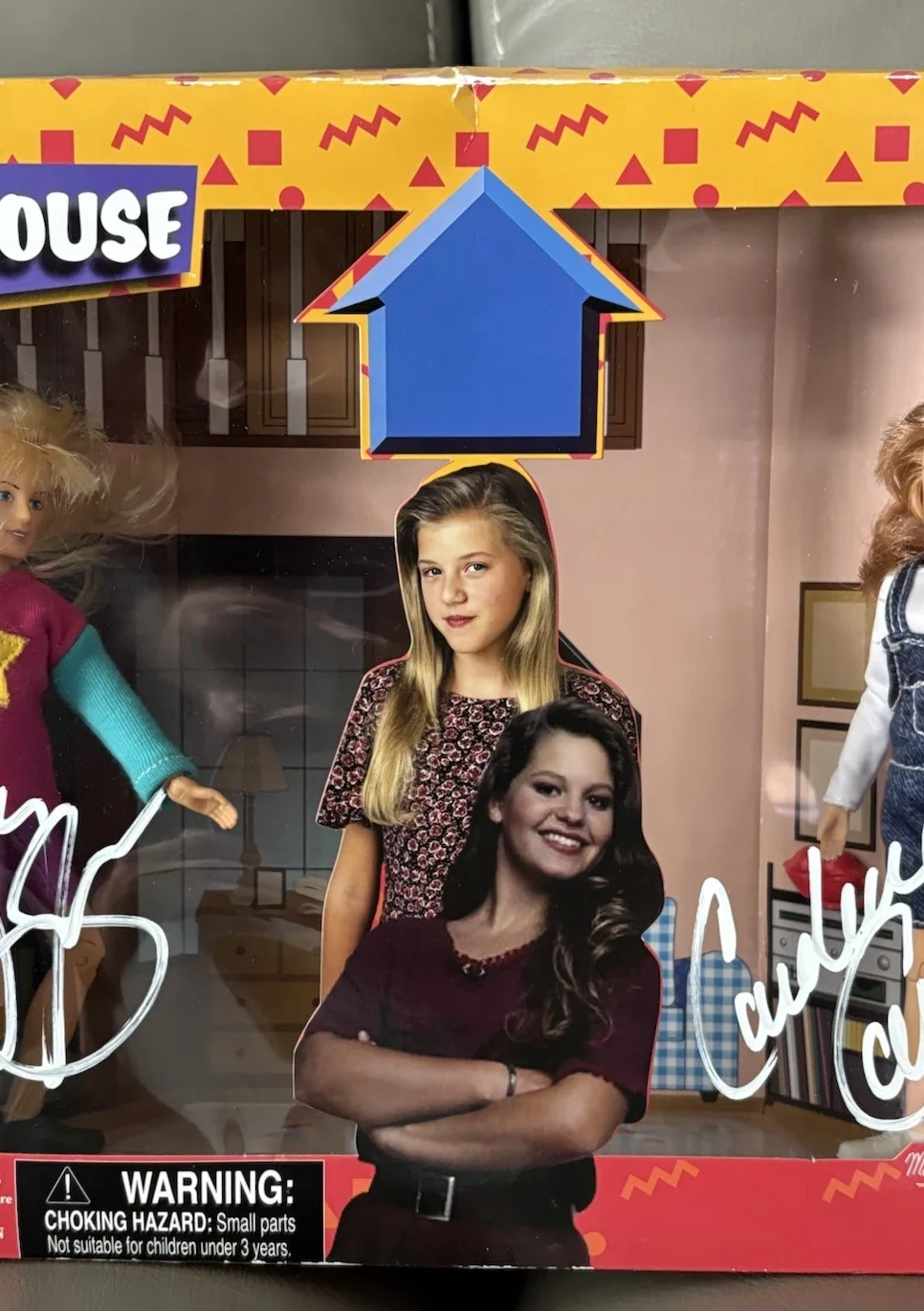 Candace Cameron Bure — Candace Cameron Bure Jodie Sweetin Signed Full House Mego Figure RARE LE JSA COA, изображение 5