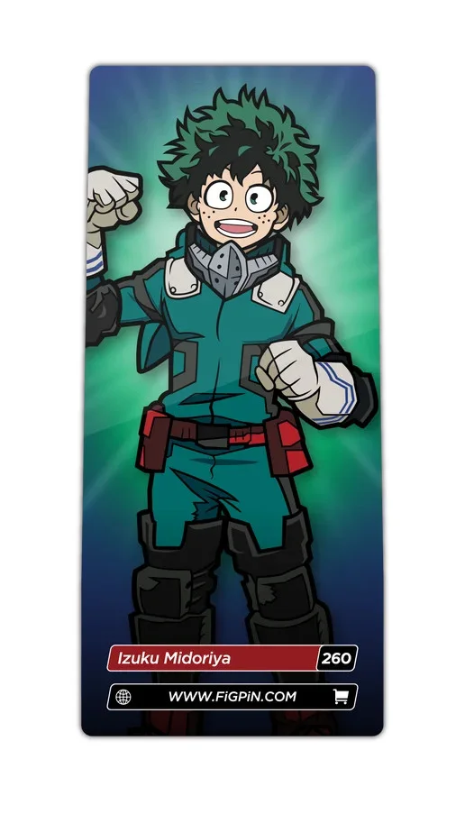 FiGPiN Izuku Midoriya (0260) My Hero Academia 3-Inch Enamel Pin, изображение 2