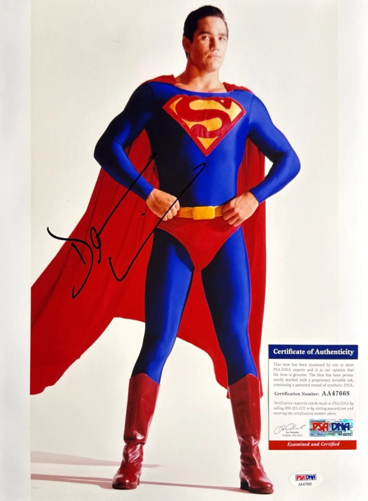 Dean Cain — Dean Cain Signed 11x14 The New Adventures Of Superman PSA AA47668, image 2