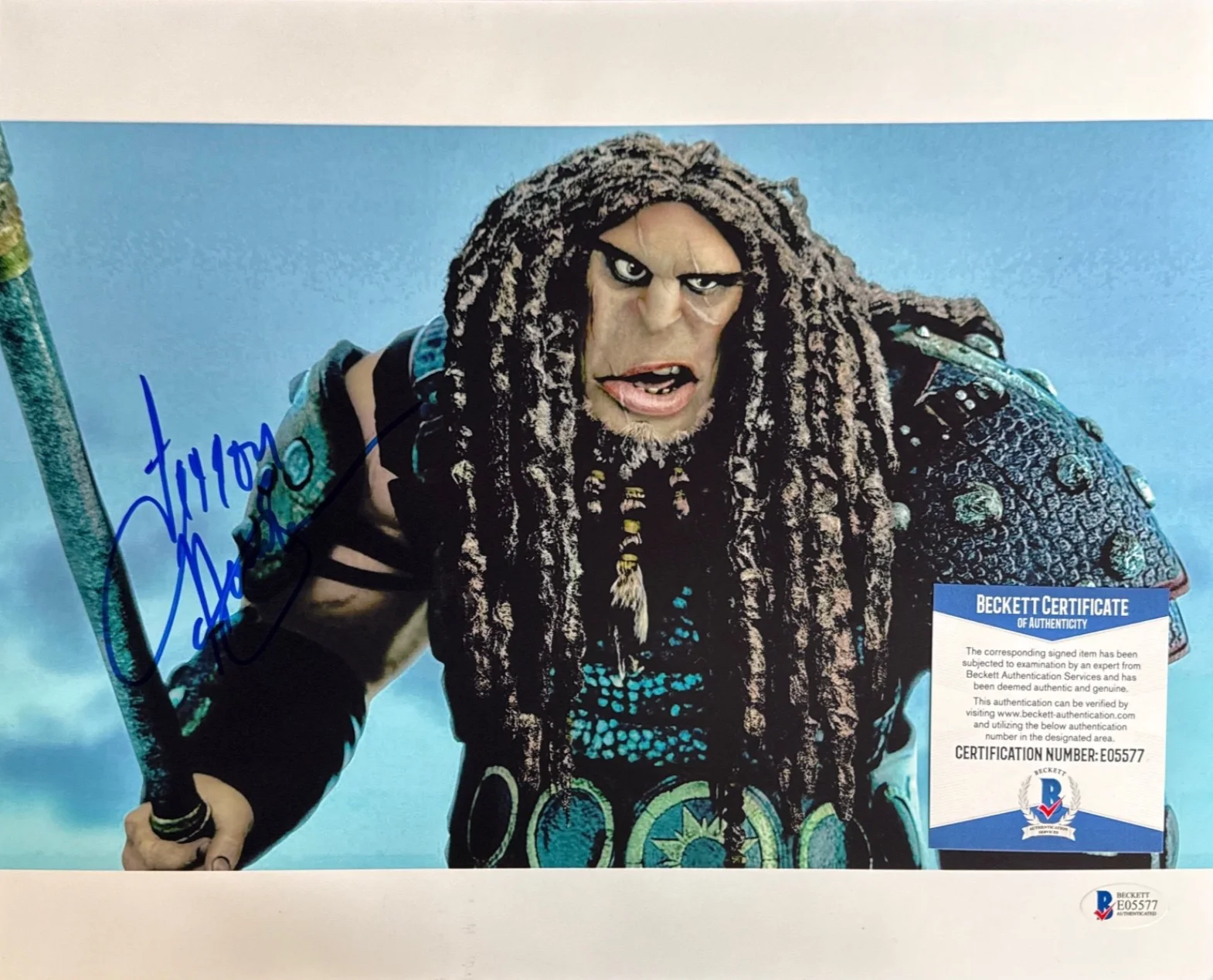 Djimon Hoonsou — Djimon Hoonsou Signed 11x14 How To Train Your Dragon 2 Photo BAS E05577, image 2