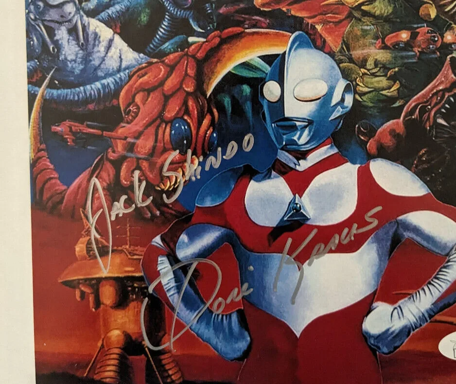 DORE KRAUS Signed ULTRAMAN 8x10 PHOTO Jack Shindo Autograph JSA COA, изображение 2