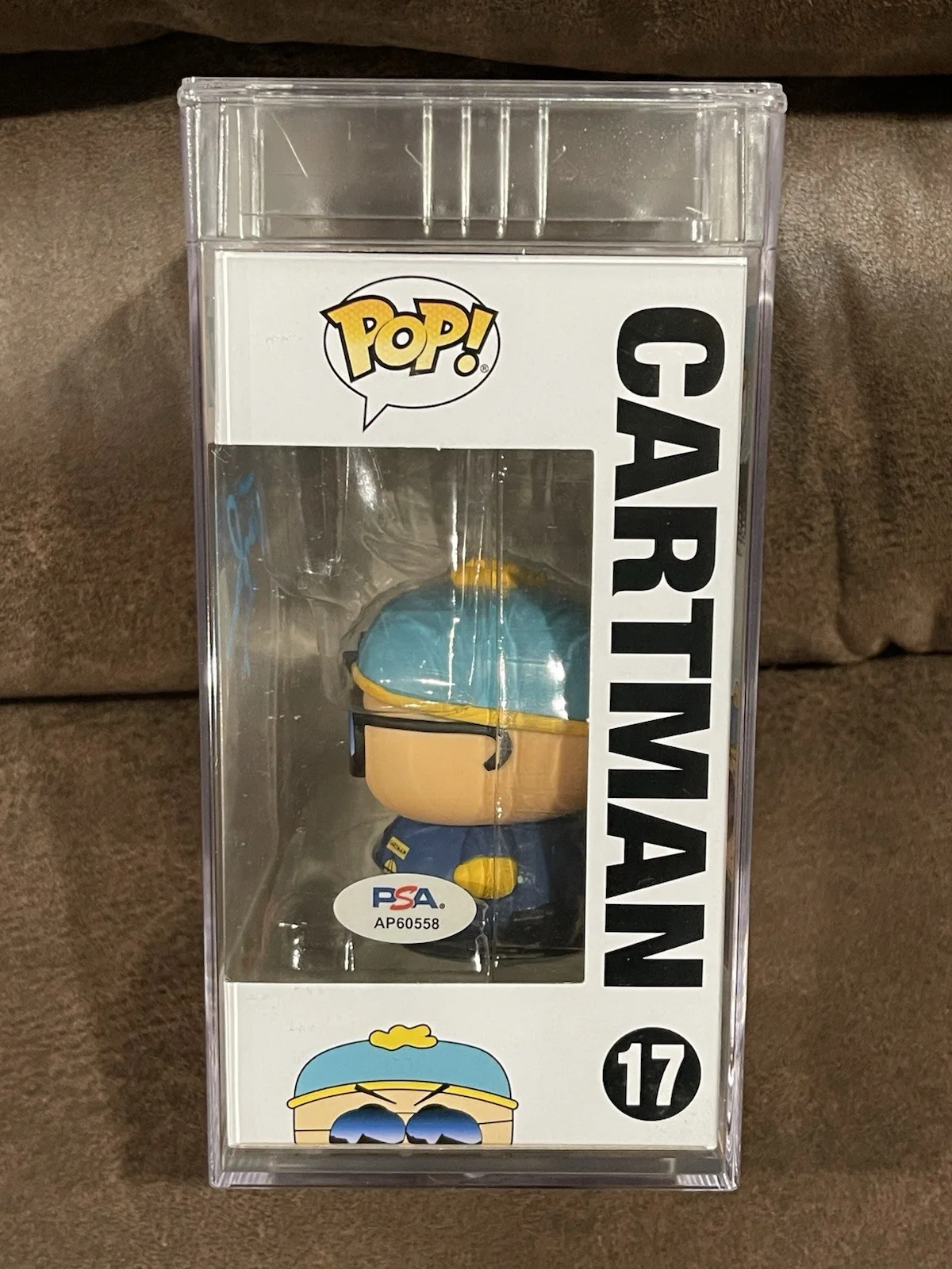 TREY PARKER — TREY PARKER GEM MINT 10 AUTO SOUTH PARK FUNKO POP SLAB ENCAP PSA / DNA CARTMAN, изображение 5