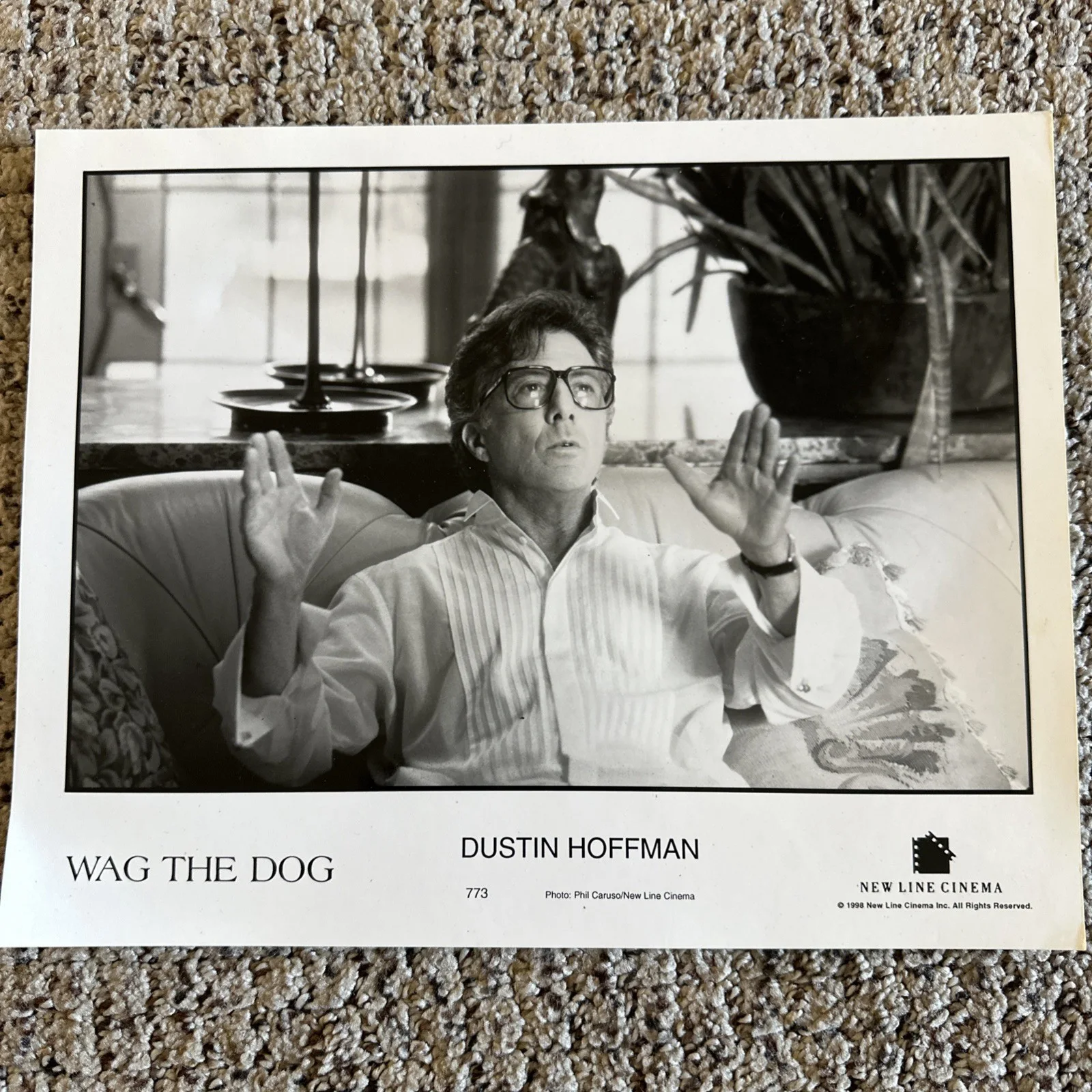 Dustin Hoffman Autographed Rain Man Photo, image 2