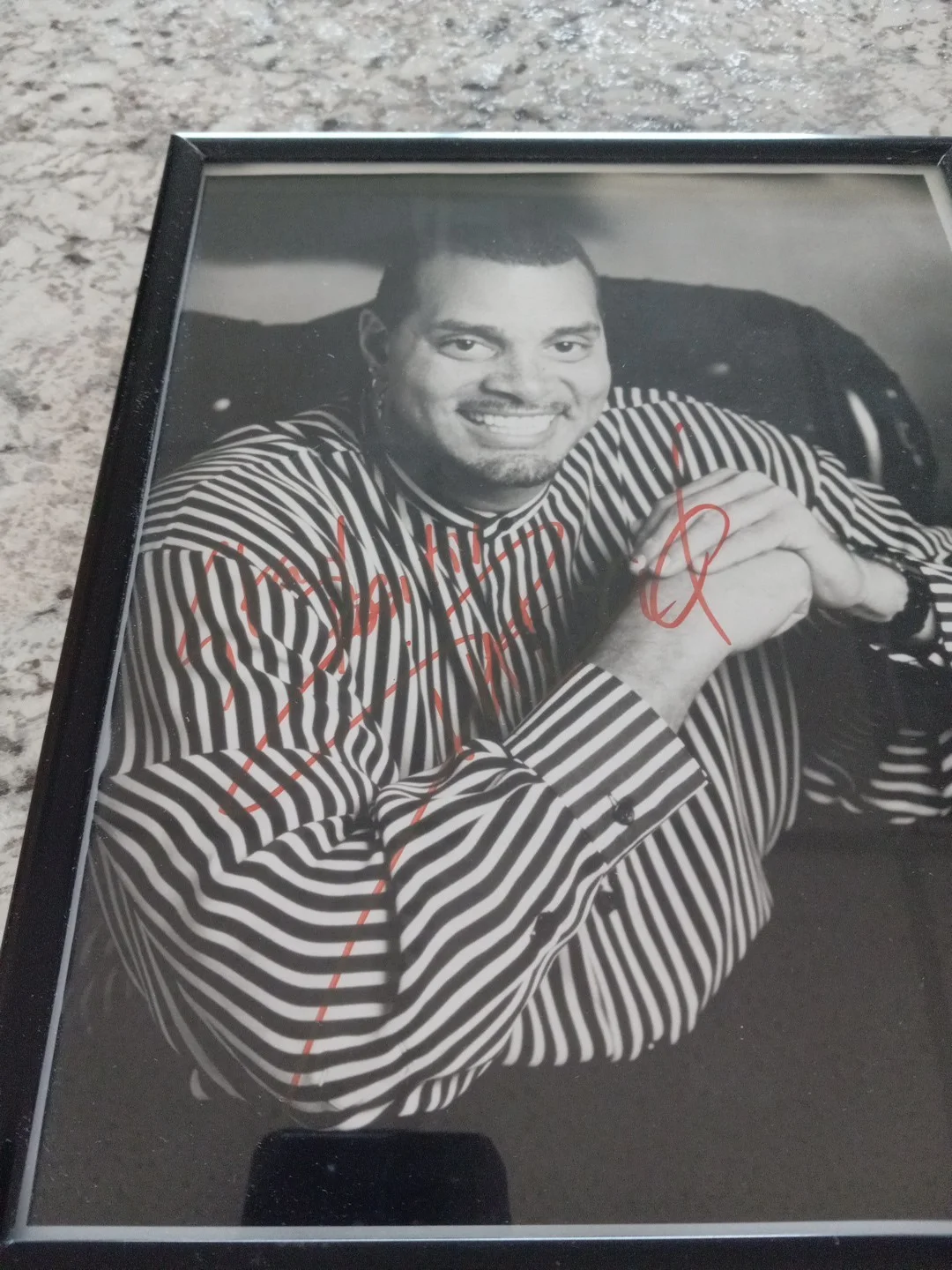 Sinbad — Sinbad Signed Vintage 8x10 Photo Stand Up Comedian Actor Autograph Rare No COA, изображение 2