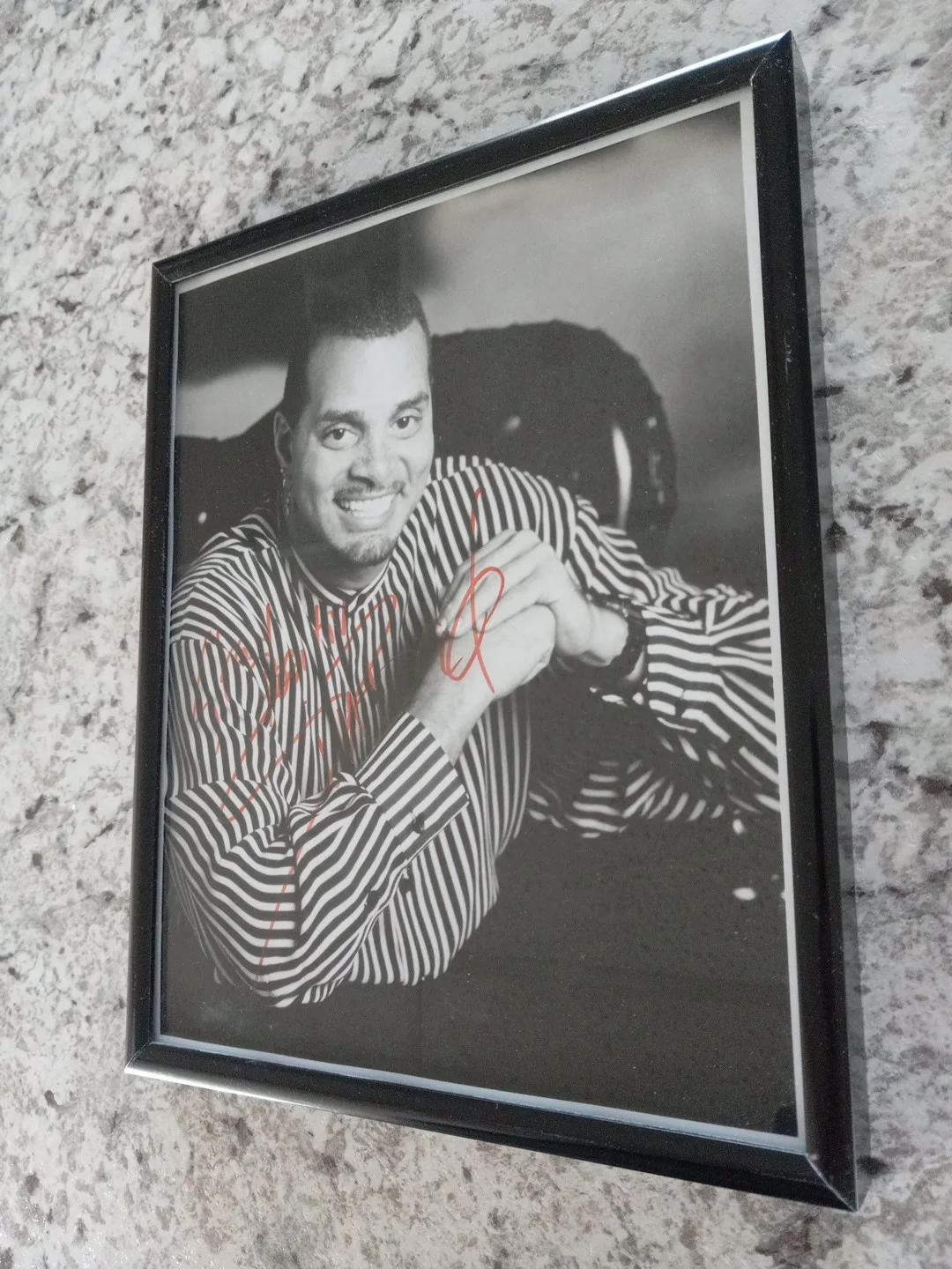Sinbad — Sinbad Signed Vintage 8x10 Photo Stand Up Comedian Actor Autograph Rare No COA, изображение 3