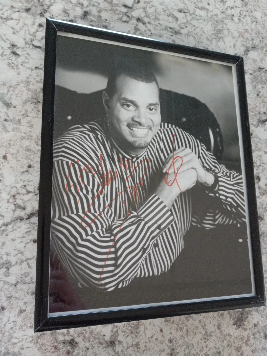 Sinbad — Sinbad Signed Vintage 8x10 Photo Stand Up Comedian Actor Autograph Rare No COA, изображение 4