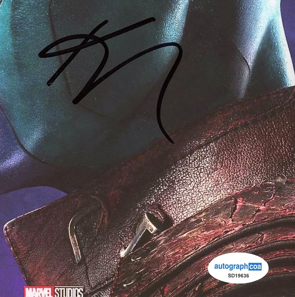 Karen Gillan — Karen Gillan signed "AVENGERS: ENDGAME" 8x10 Photo EXACT PROOF e Nebula ACOA COA, изображение 5