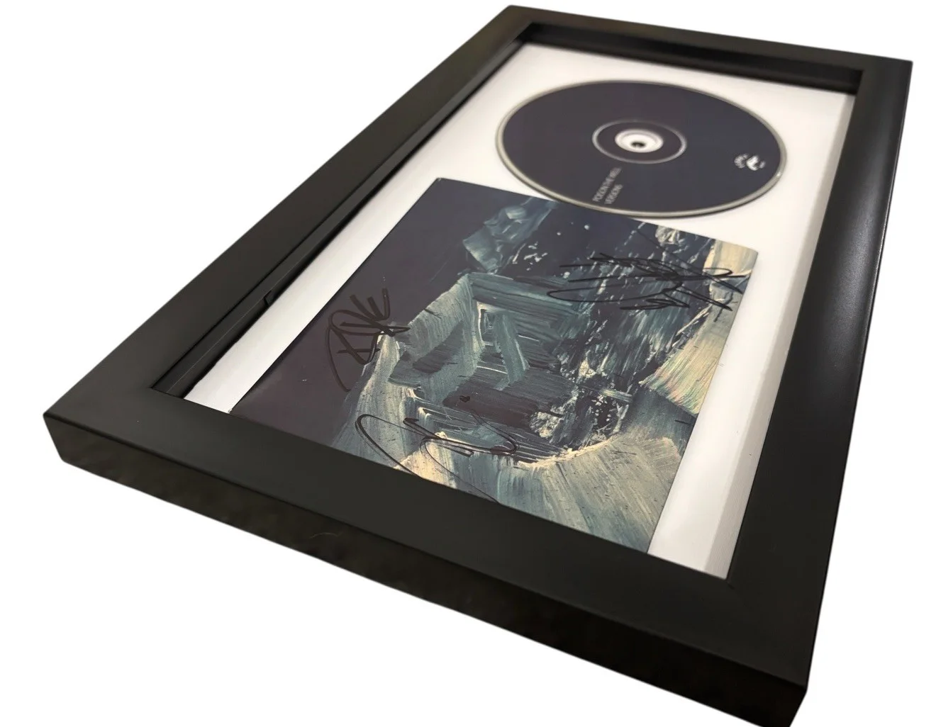 POISON THE WELL SIGNED AUTOGRAPH x3 VERSIONS FRAMED & MATTED CD JEFFREY +2, image 2