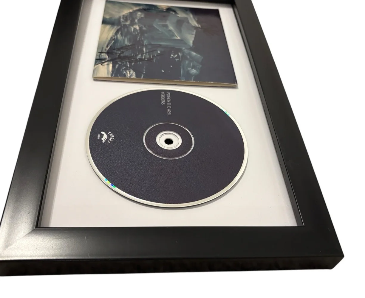 POISON THE WELL SIGNED AUTOGRAPH x3 VERSIONS FRAMED & MATTED CD JEFFREY +2, image 3