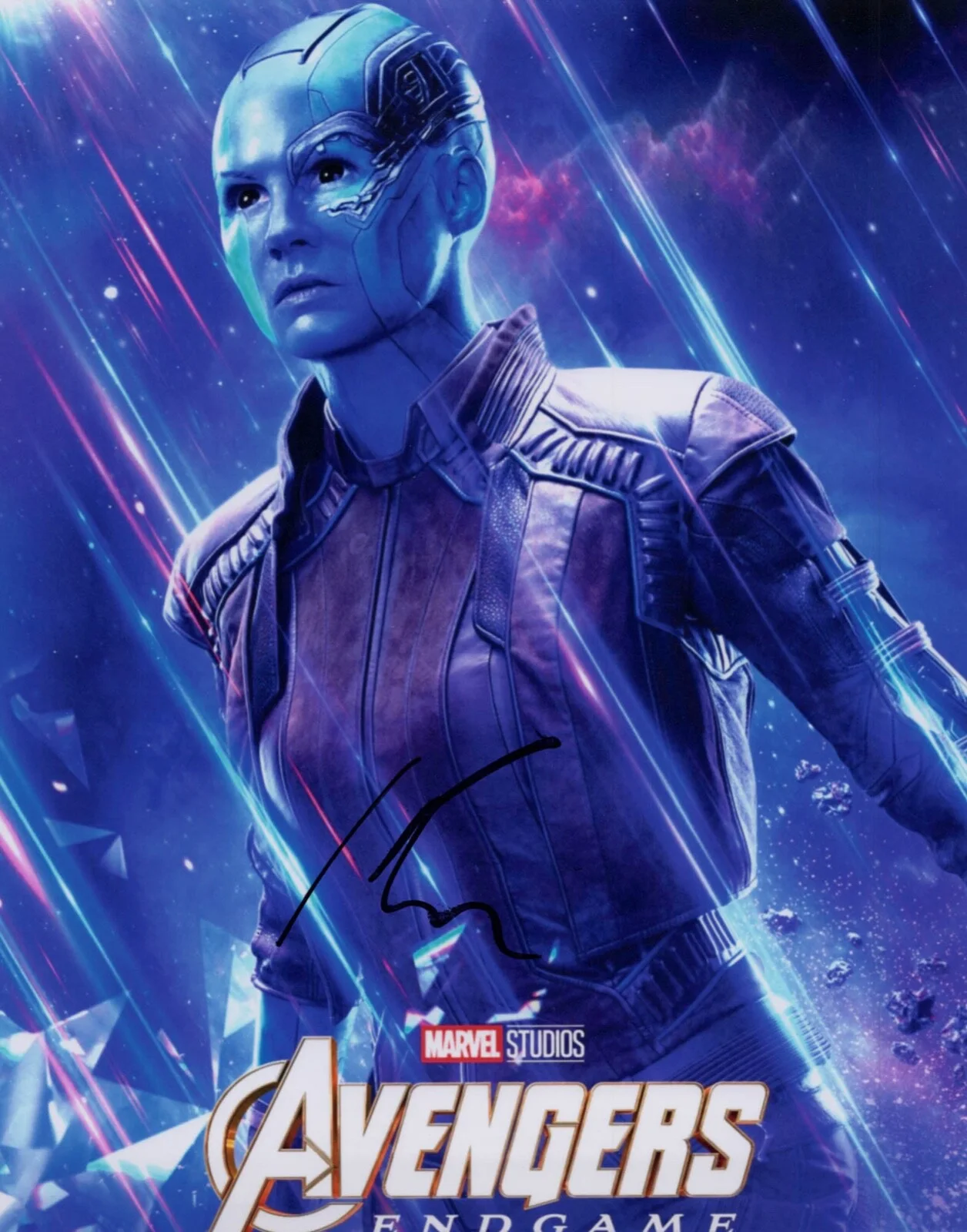 Karen Gillan — Karen Gillan signed "AVENGERS: ENDGAME" 8x10 Photo EXACT PROOF a Nebula RACC COA, image 4