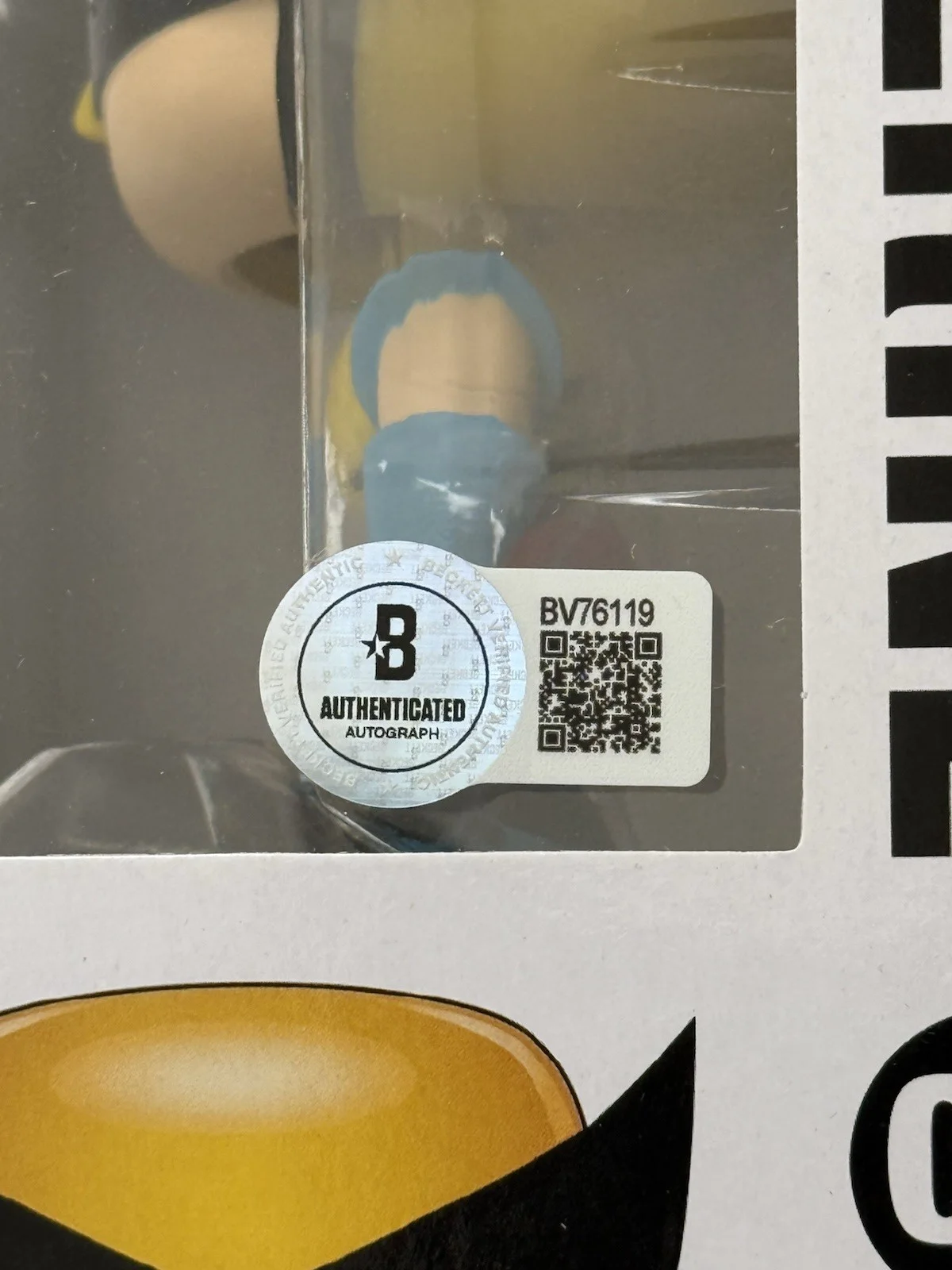 Hugh Jackman — Hugh Jackman Wolverine Deadpool signed Funko POP 1363 W/ Exact PROOF Beckett BAS, изображение 3