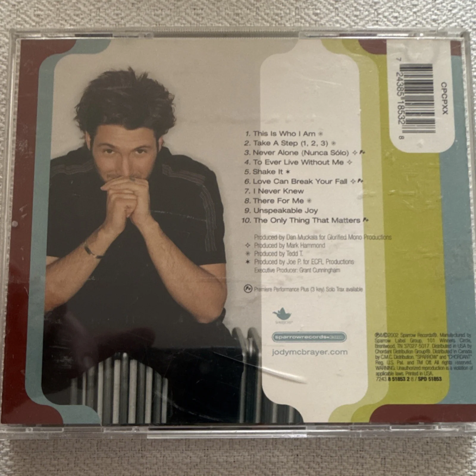 Jody McBrayer Autographed Original This Is Who I Am CD, image 2