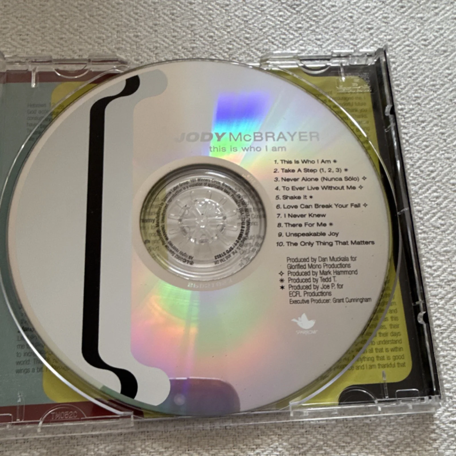 Jody McBrayer Autographed Original This Is Who I Am CD, image 3